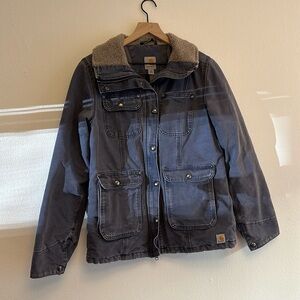 Carhartt fleece collar jacket | size small